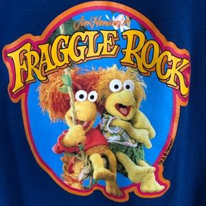 Tops - Fraggle Rock Vintage-Style Crop Top Womens L Tops - Fraggle Rock Vintage-Style Crop Top Womens L